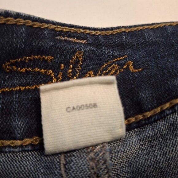 Silver Brand Low Rise Flared Bell Bottom Jeans Size 29/32 (Size 8) Vintage - Picture 8 of 16